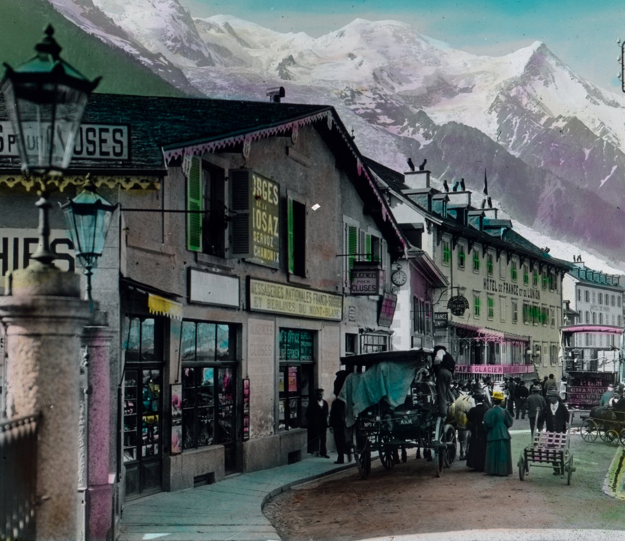 Chamonix, Main Street od Unbekannter Künstler