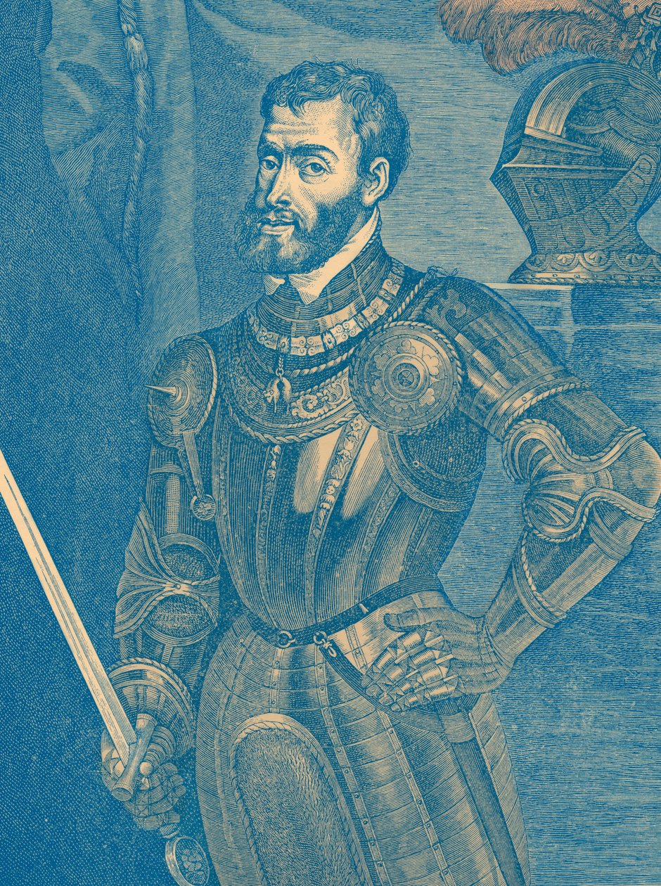 Karel V. (1500-58) (rytina) od Lancelot Volders