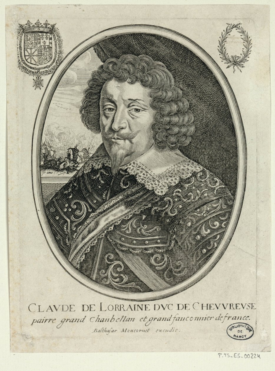 Claude de Lorraine, vévoda z Cheuvreuse od Unbekannter Künstler