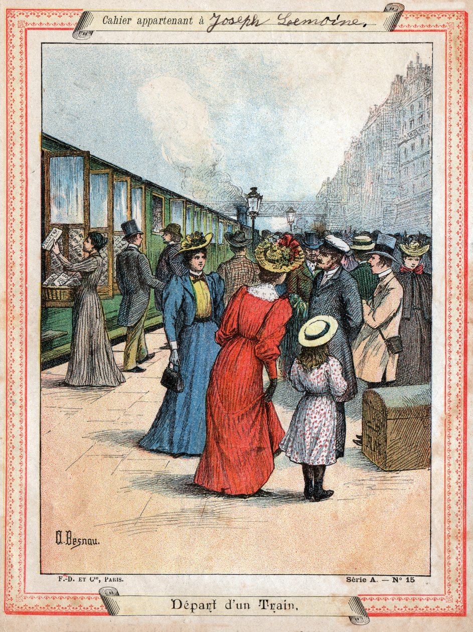 DepArt du train. Odjezd vlaku. od Nicolas Liez