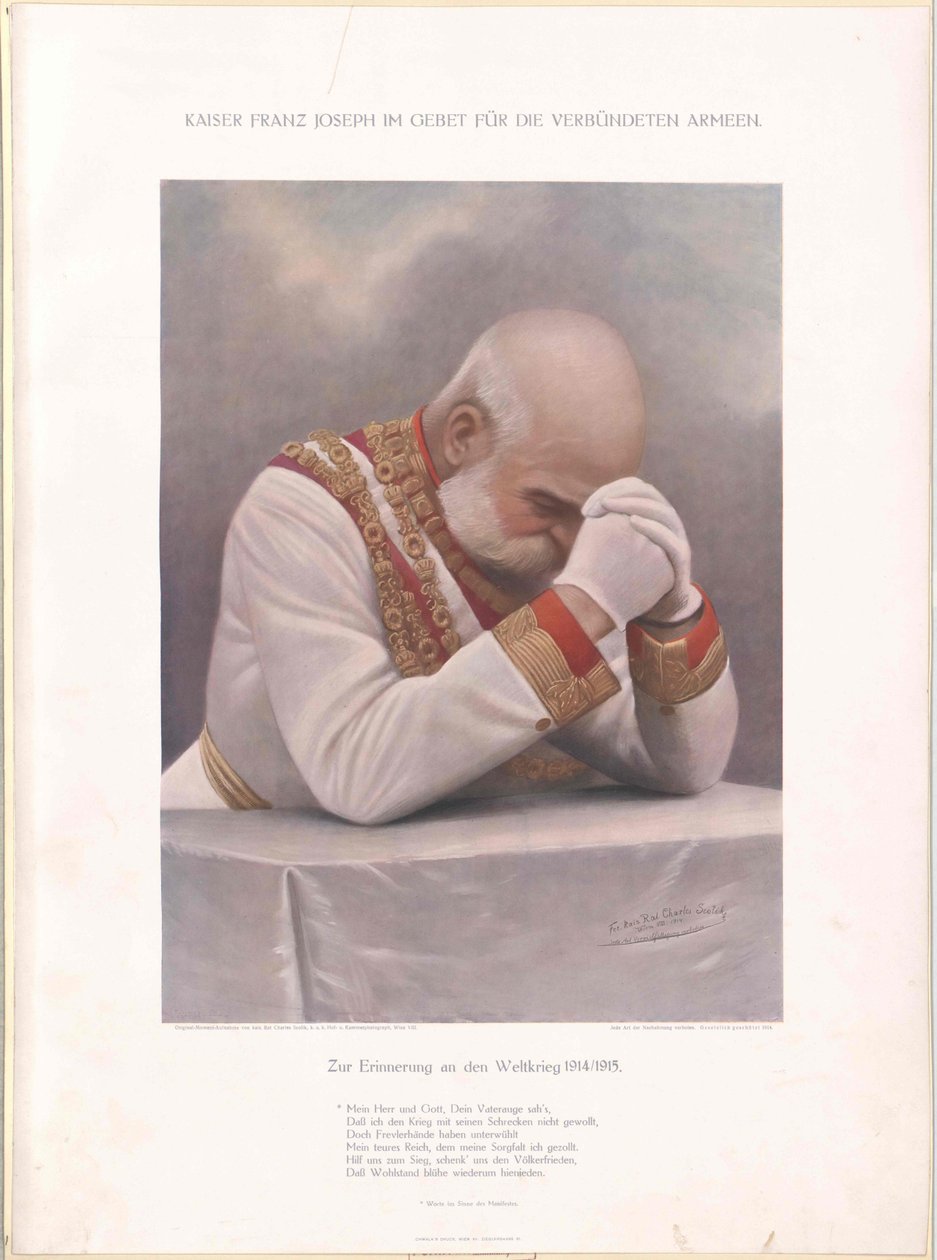Rakouský císař František Josef I. od Unbekannter Künstler