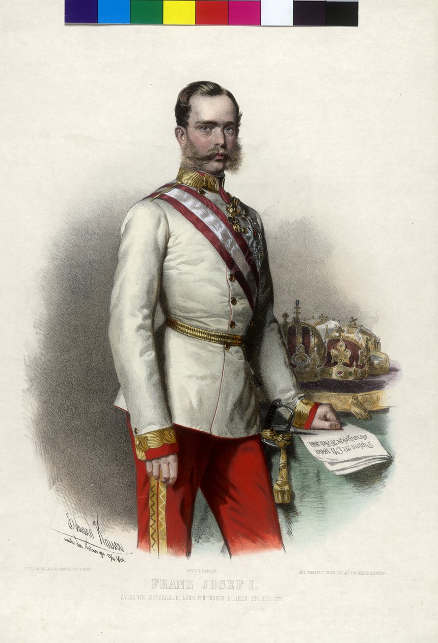 Rakouský císař František Josef I. od Unbekannter Künstler