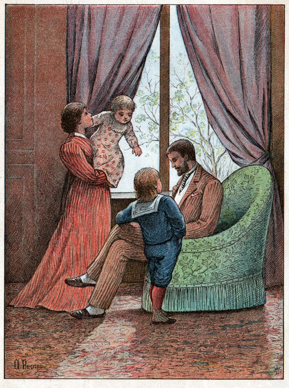 Famille buržoazní. Rodina střední třídy. od Nicolas Liez