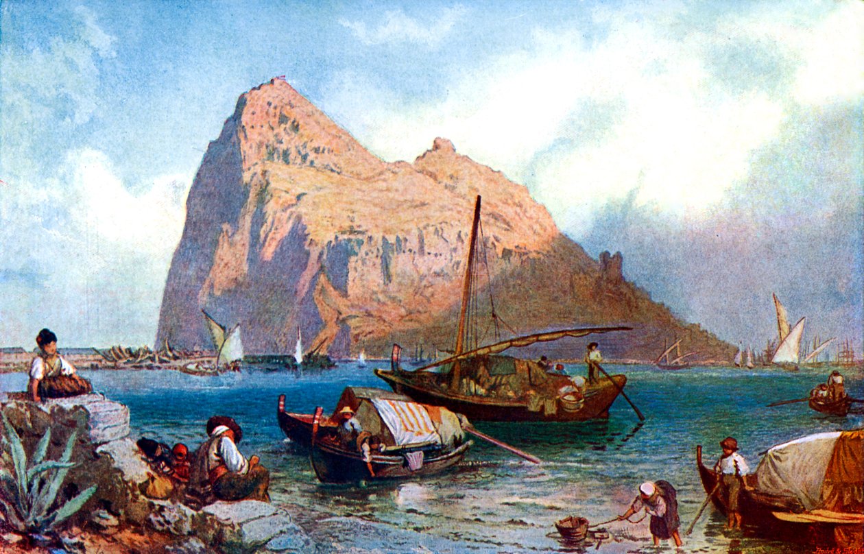 Gibraltar od Unbekannter Künstler