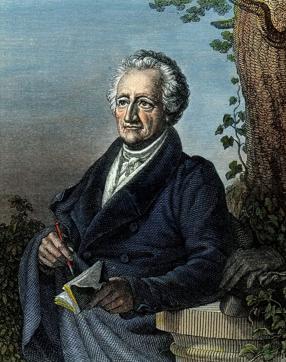 Goethe, 83 let od Unbekannter Künstler