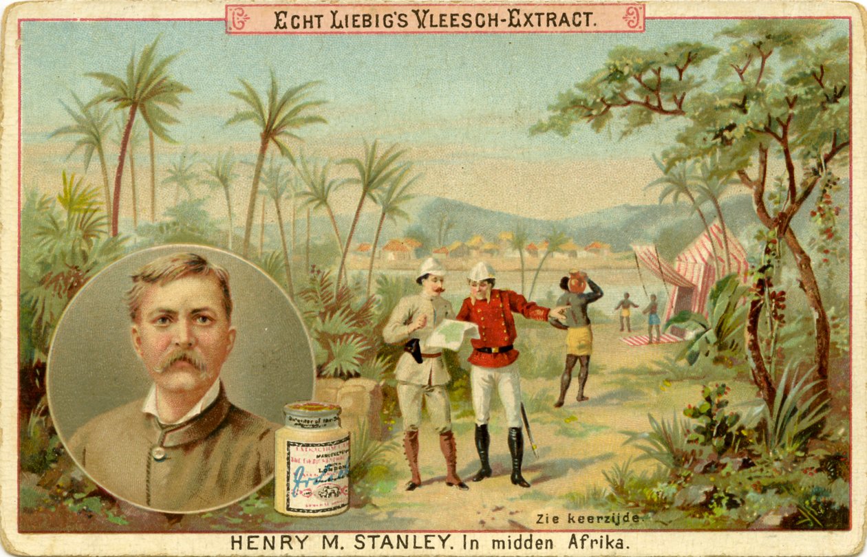 Henry M. Stanley ve střední Africe. od Unbekannter Künstler