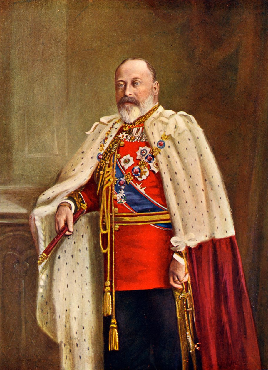 Jeho Veličenstvo anglický král Edward VII. od Unbekannter Künstler