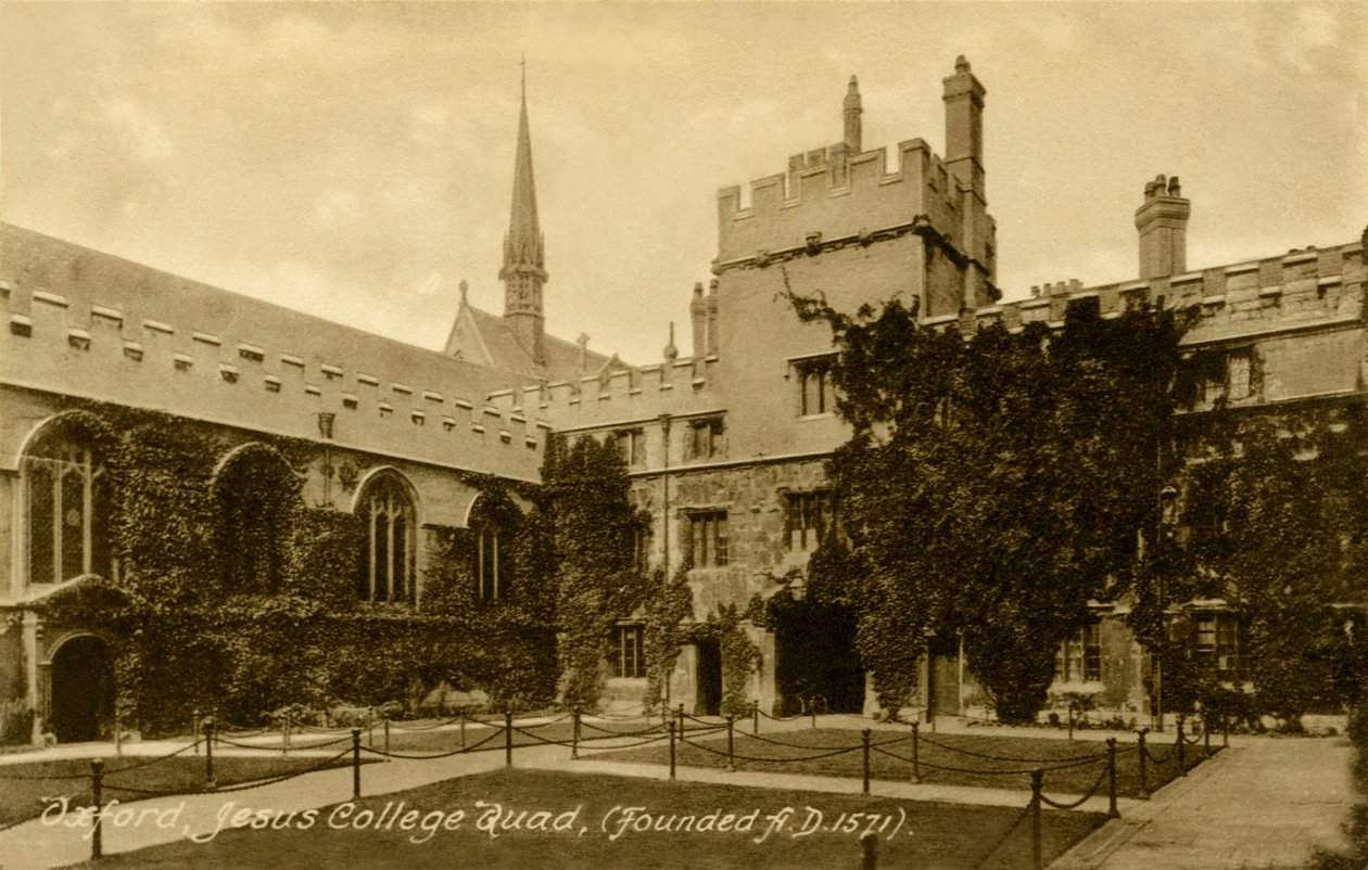 Jesus College, Oxford od Unbekannter Künstler