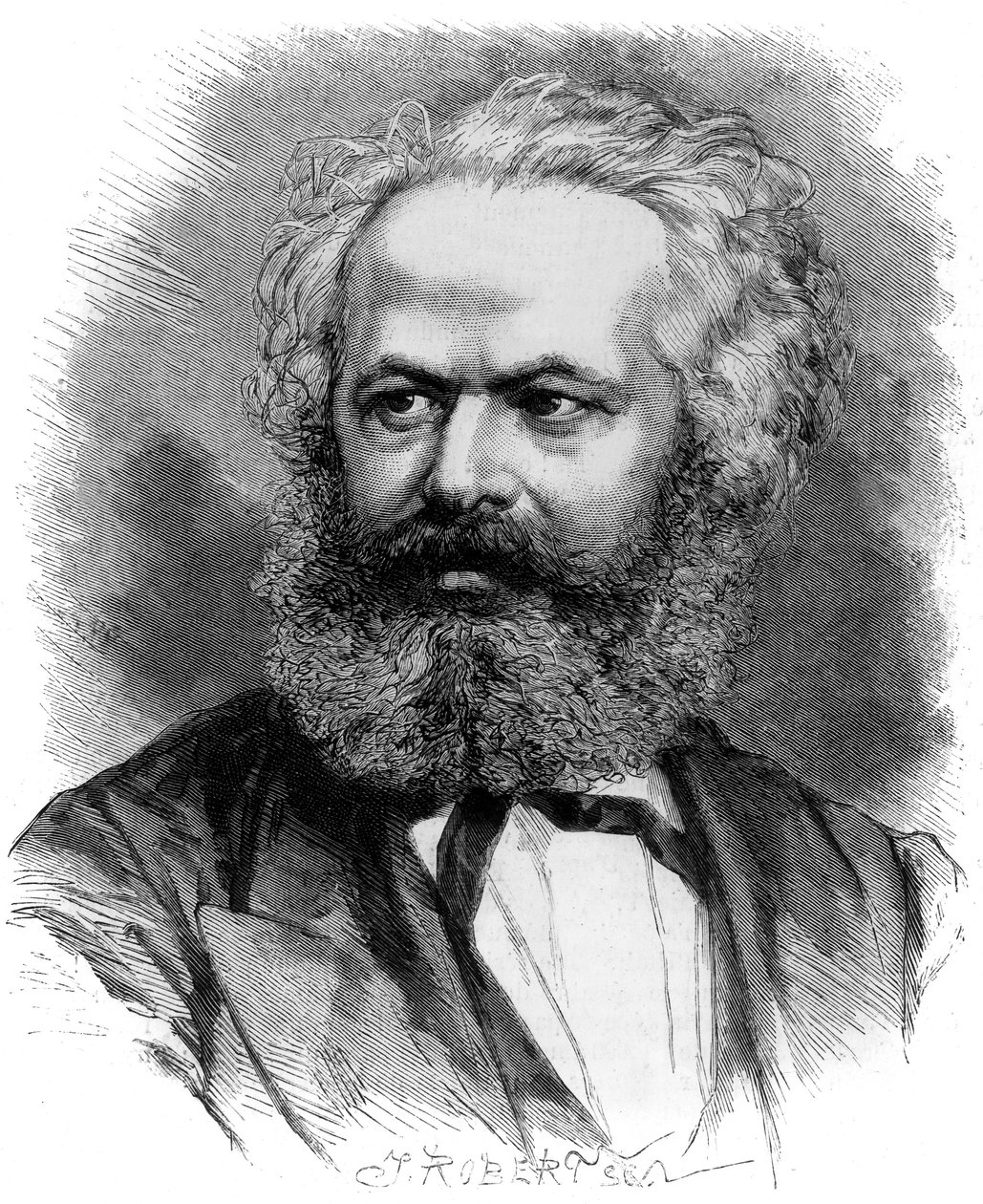 Karl Marx (rytina od Unknown