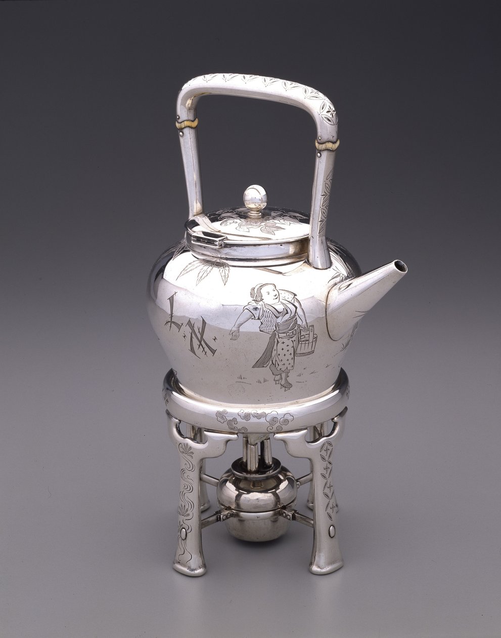 Kettle-on-Stand, 1879 od Unbekannt