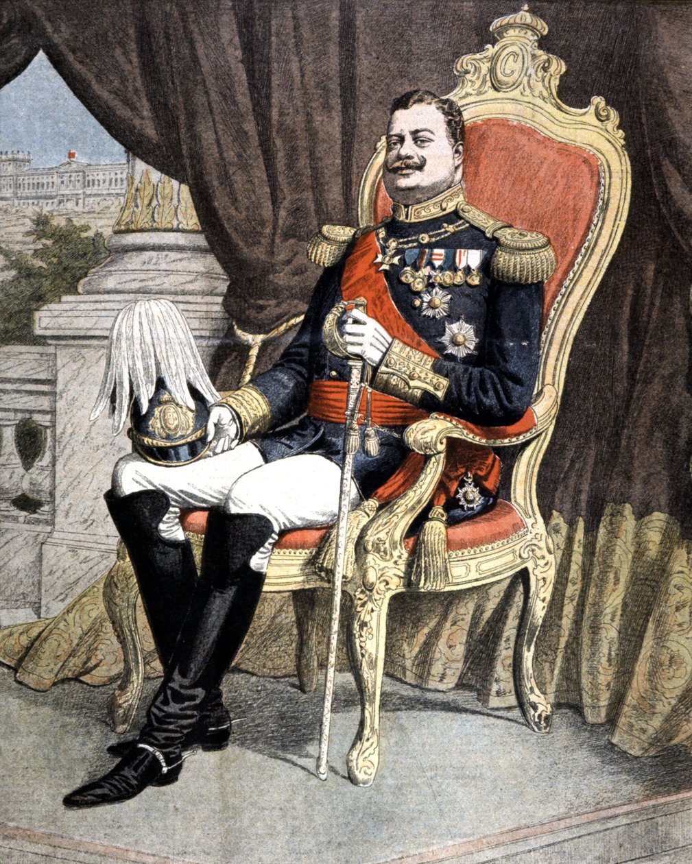 Portugalský král Don Carlos I. od Unbekannter Künstler