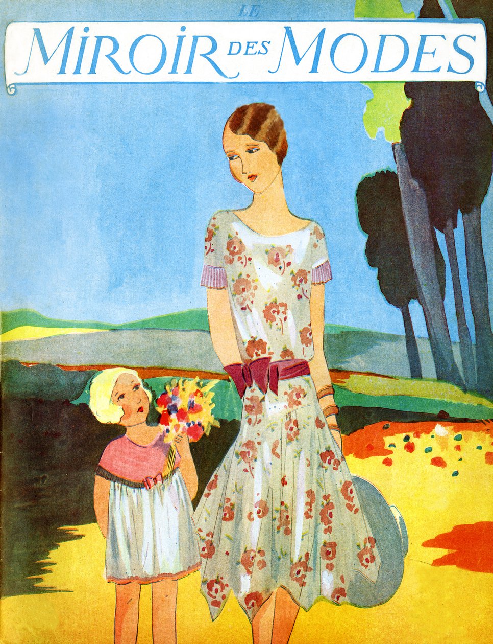 Le Miroir des Modes duben 1928 od Unbekannter Künstler