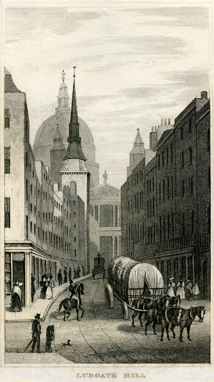 Ludgate Hill od Unbekannt