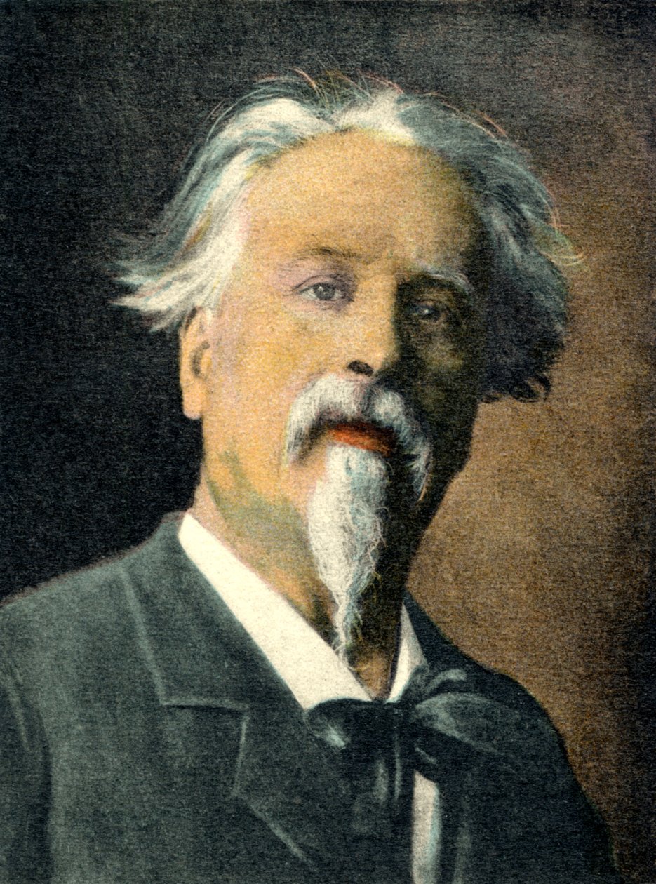 MISTRAL Frédéric portrét Francouzský básník (tisk) od Unbekannter Künstler