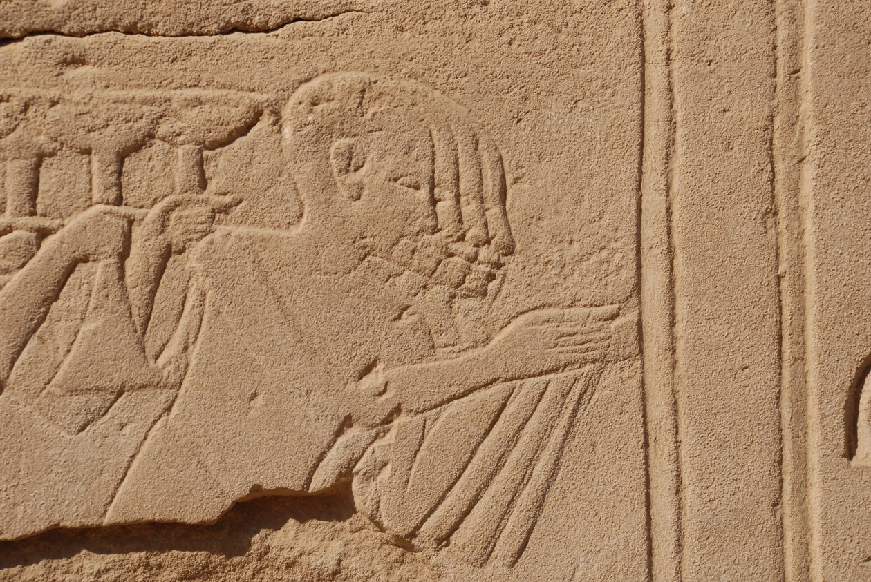 Multiple Heads, Karnak, Luxor, Egypt (foto) od Unbekannt