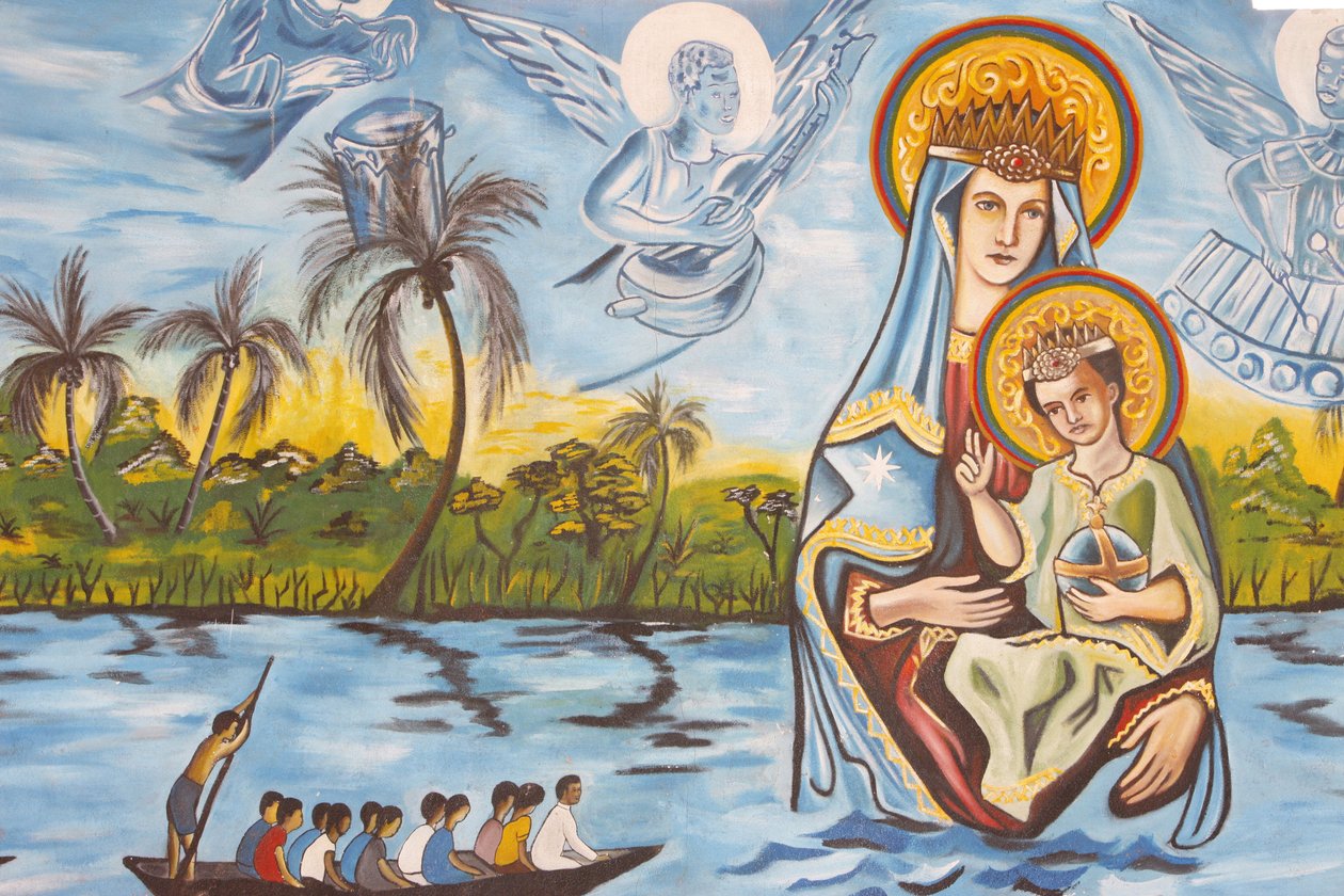 Freska Panny Marie z Toga, Togoville, Togo od Unbekannt