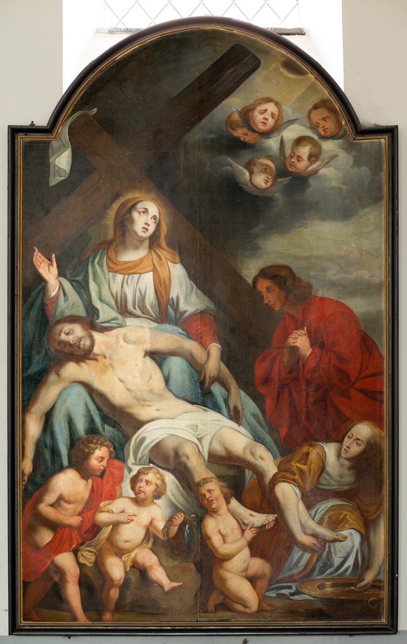 Farní kostel (Saint Peter Parish Church). malování. od Unbekannter Künstler