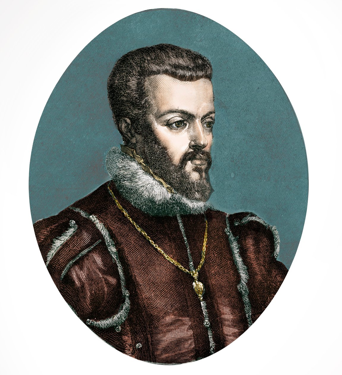 Španělský Filip II od Unbekannter Künstler