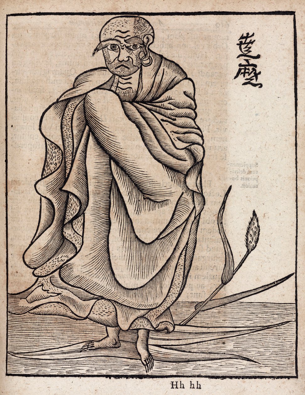 Portrét Day Bodhidharma (v od Unbekannt