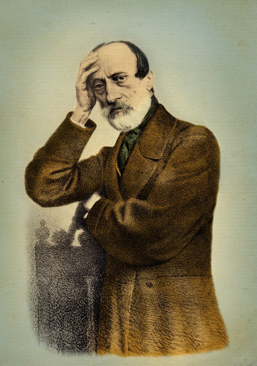 Portrét Giuseppe Mazziniho od Unbekannter Künstler