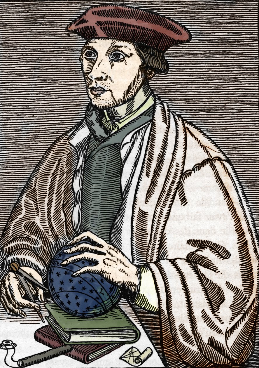 Portrét Oronce Fine (rytina) od Alec Hunter