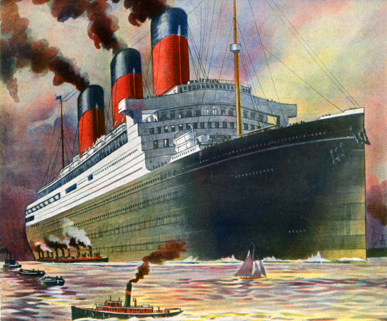RMS Majestic od Unbekannter Künstler