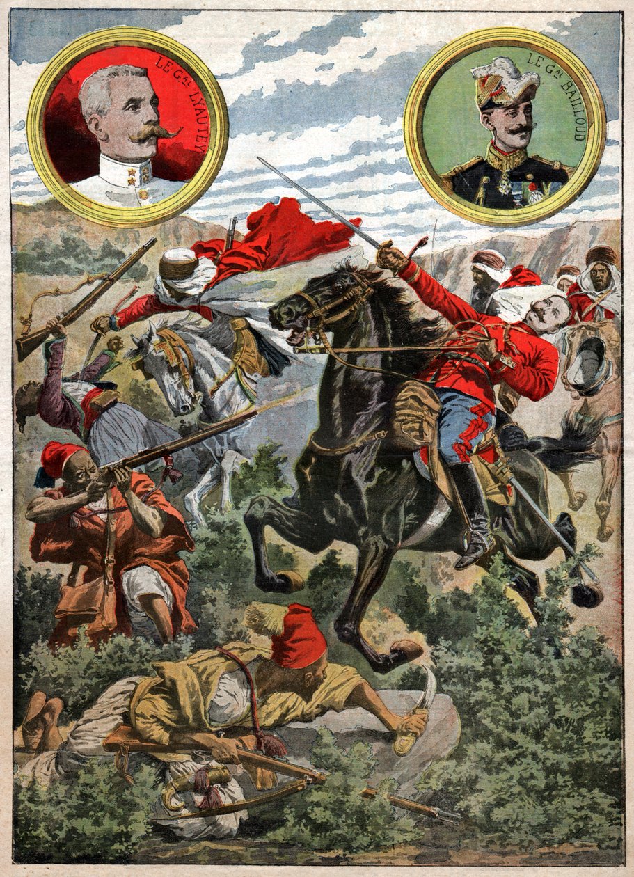 Revolte des Beni Snassen. Vzpoura Beniho Snassena. od Nicolas Liez