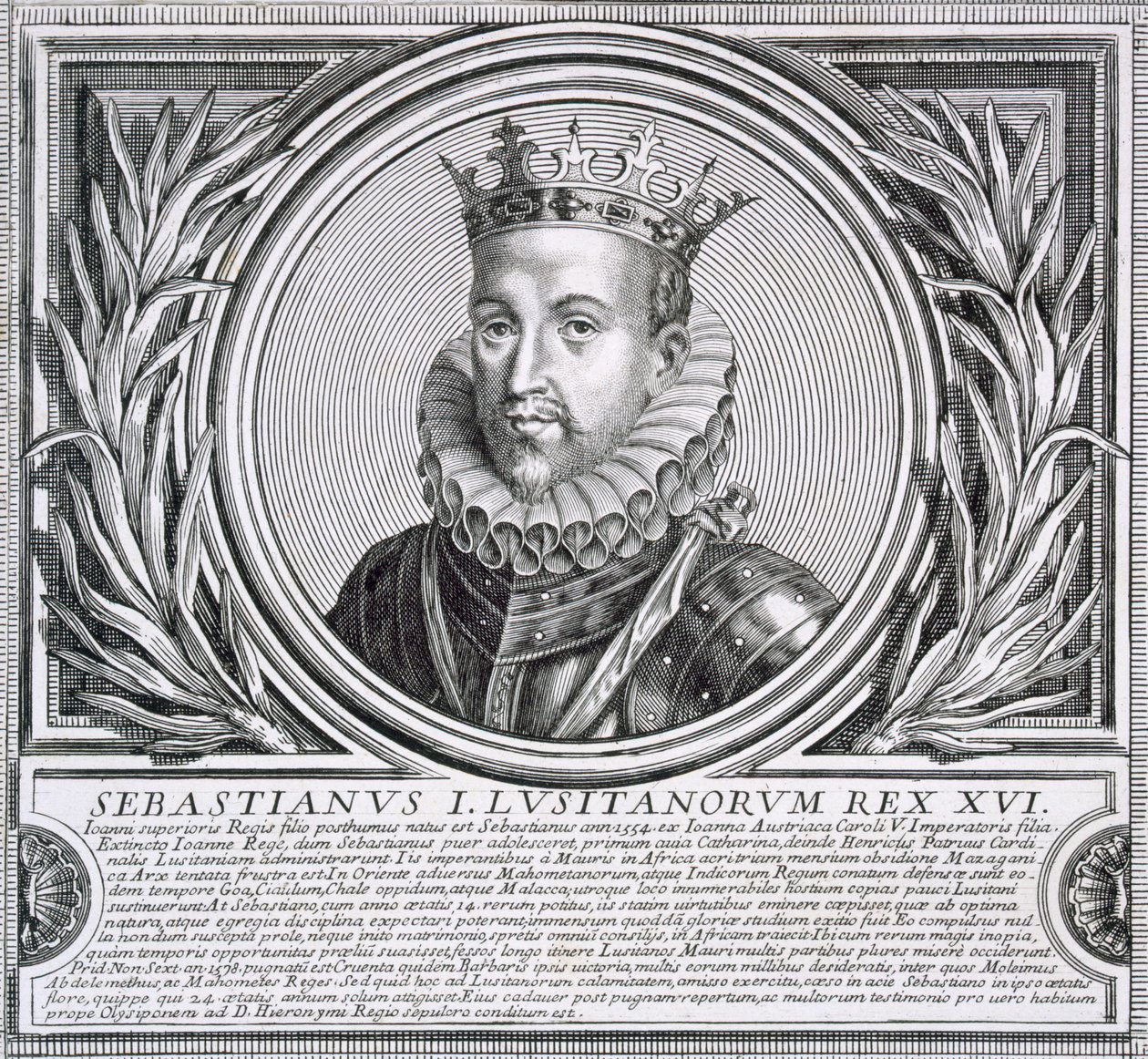 Sebastian Portugalský (litho) od Unbekannt