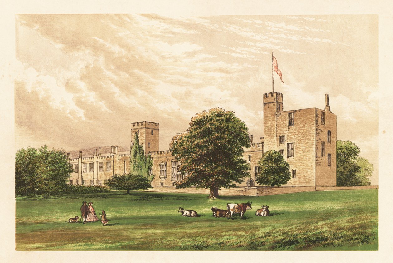 Sudeley Castle, 1880 (rytina) od Unbekannter Künstler