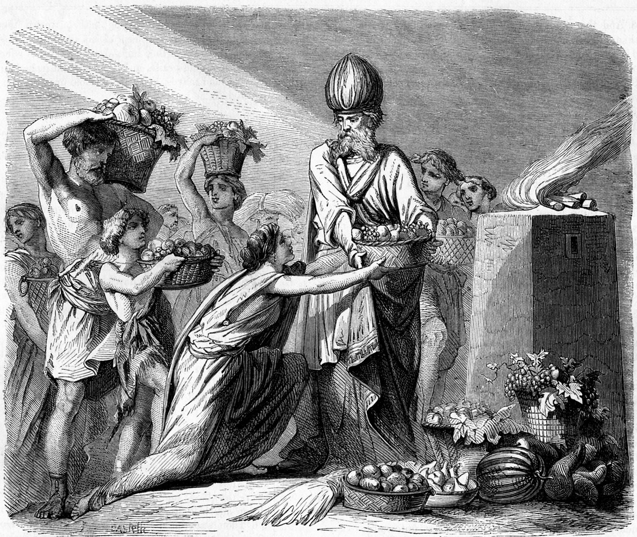 Košík prvotin - Bible od Unbekannter Künstler