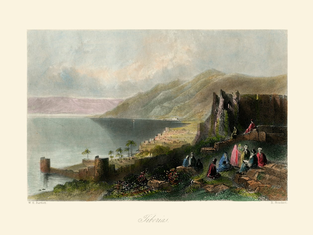 Svatá země - Tiberias - Bible od Unbekannter Künstler