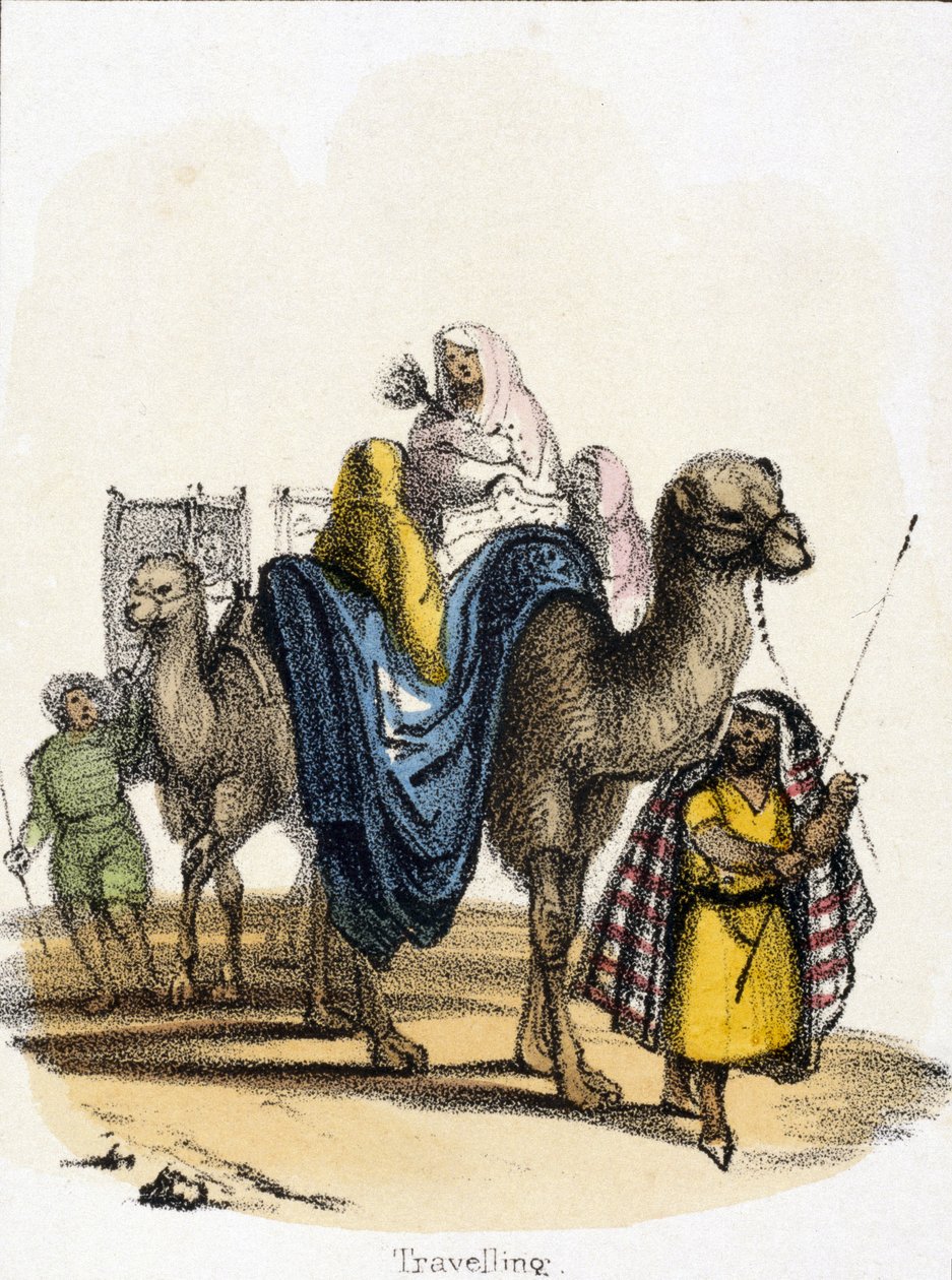 Cestování, c 1845 od Unbekannter Künstler