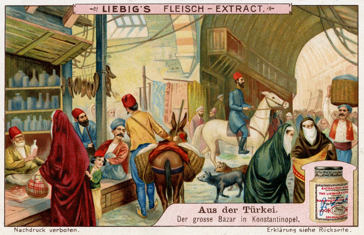 Turecko: Velký bazar, Istanbul od Unbekannter Künstler