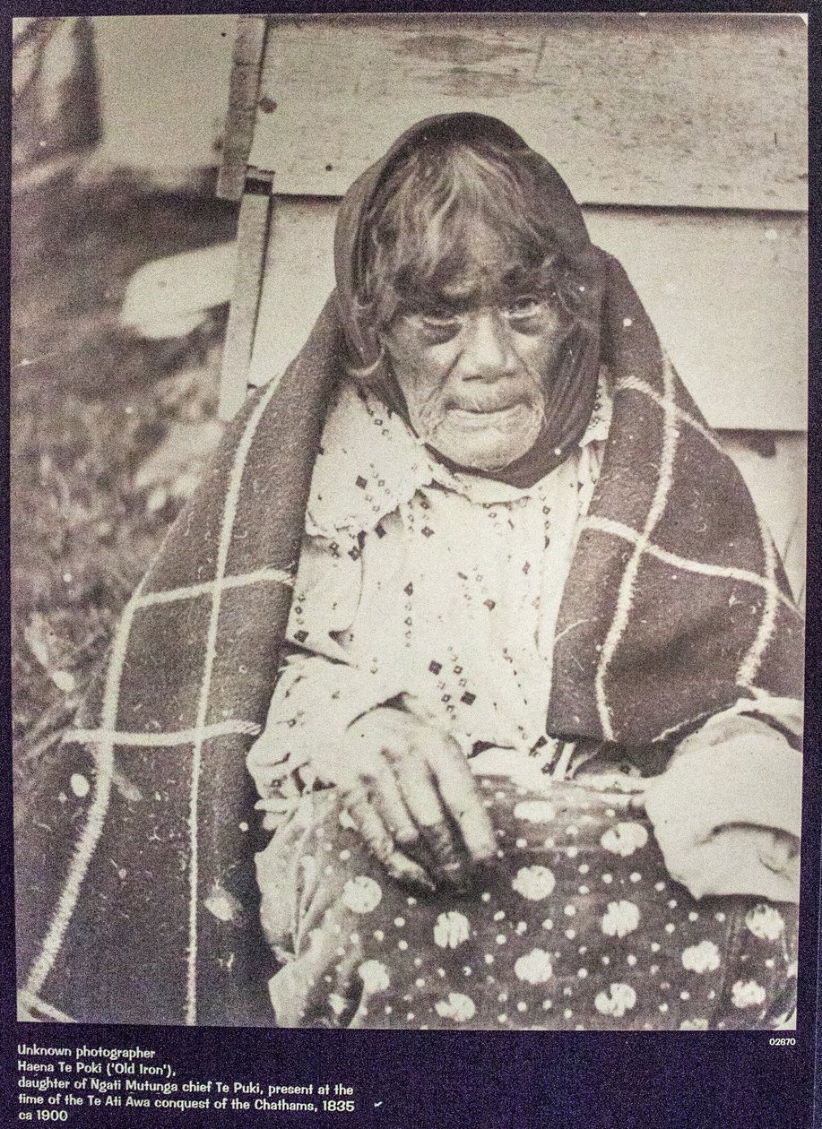 Fotografie ženy z Moriori od Unknown