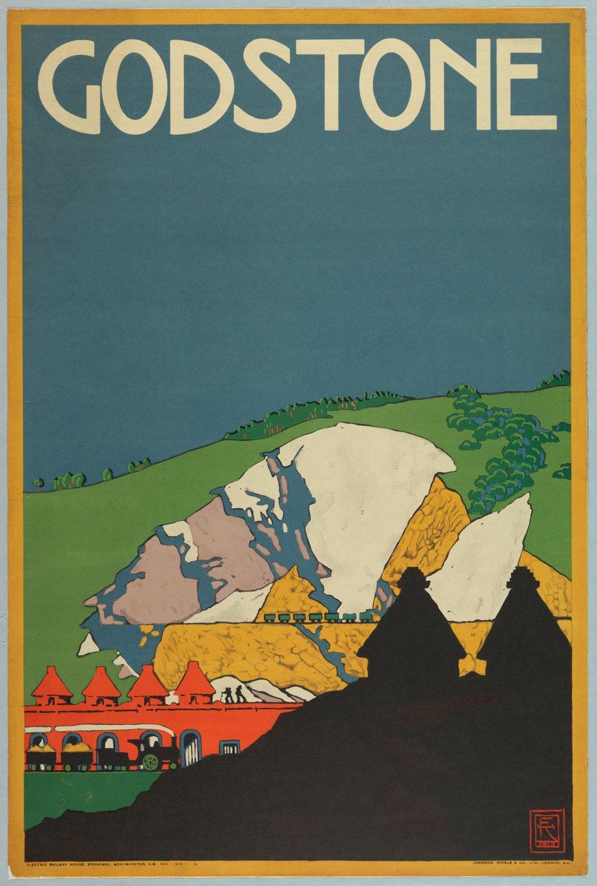 Plakát, Godstone, Londýnské metro, 1915 od Unknown