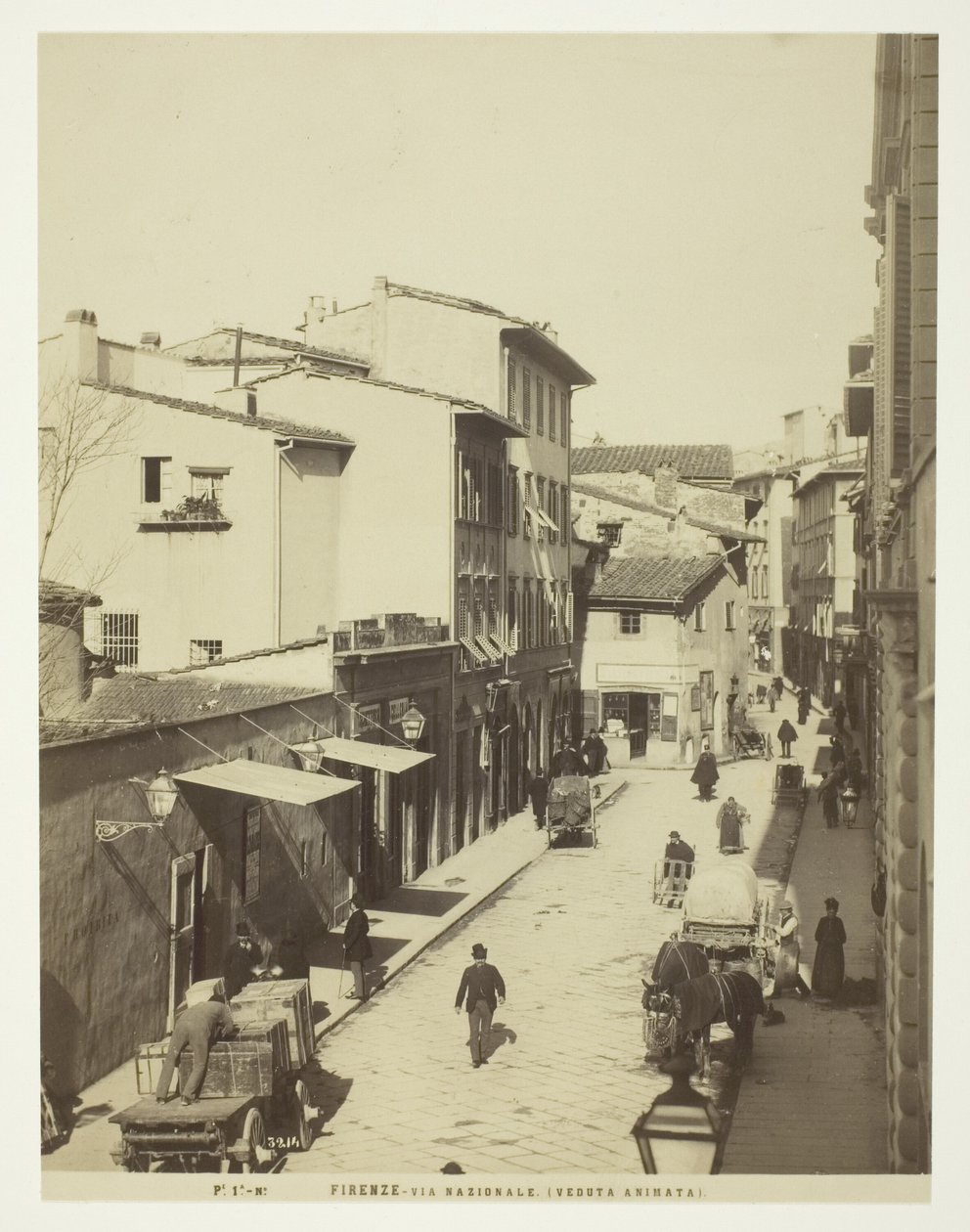 Florencie, via Nazionale od Unknown