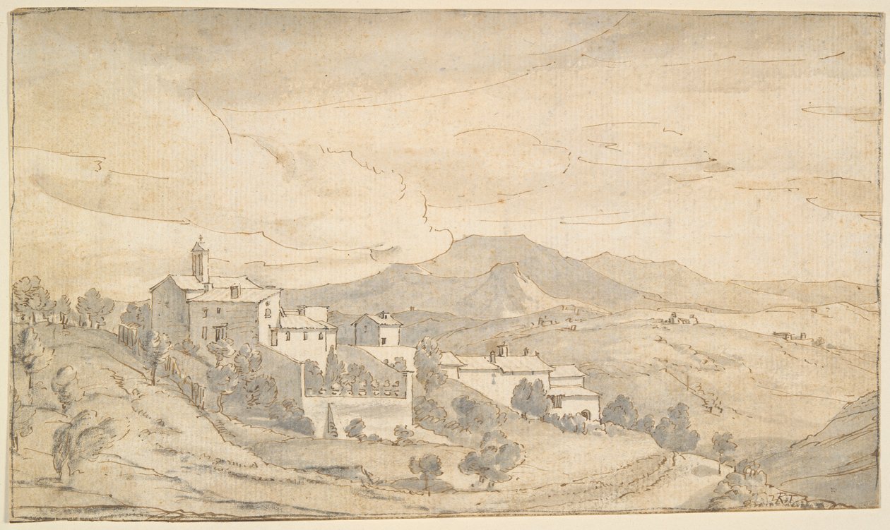 Italská vila od Unknown
