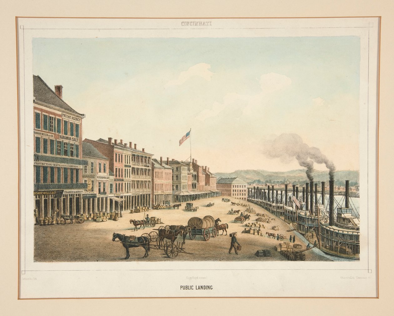 Veřejné přistání, Cincinnati od Unknown