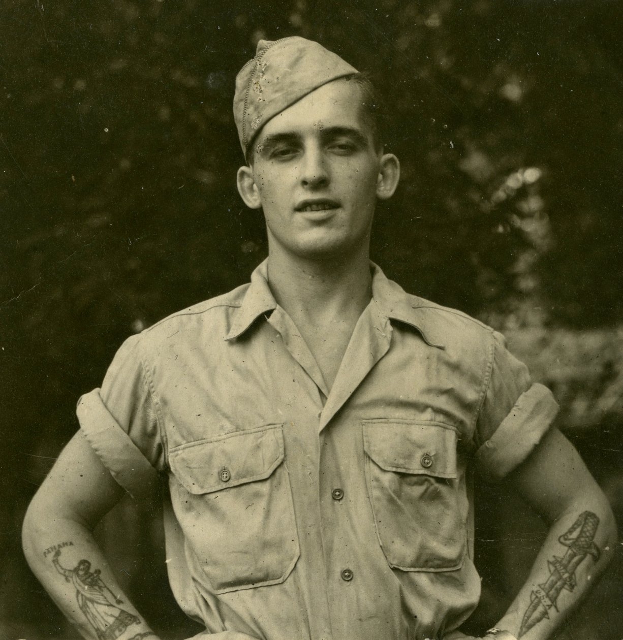 Potetovaný americký voják, kolem roku 1941 od Unknown
