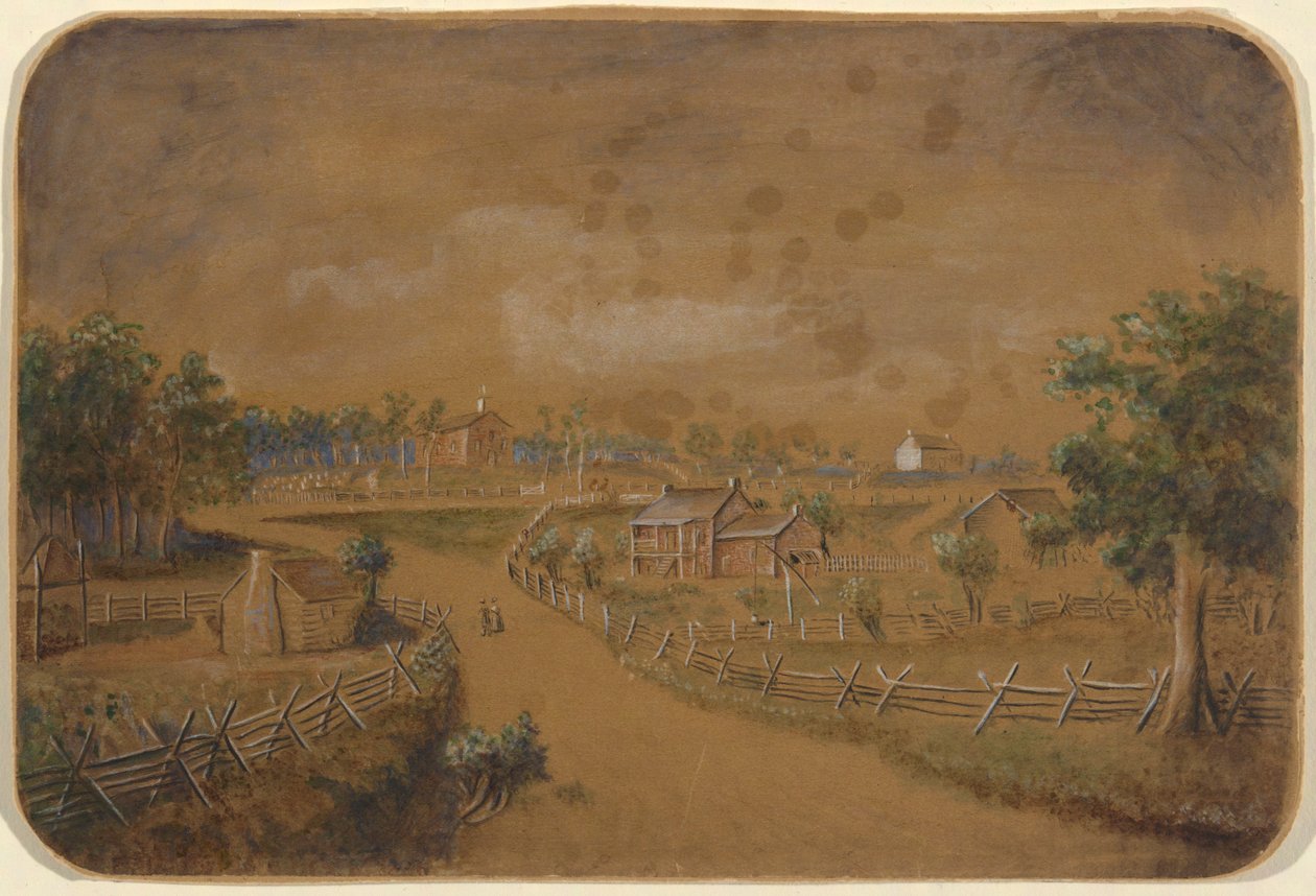 Krajina bez názvu (Claverack, NY?) od Unknown