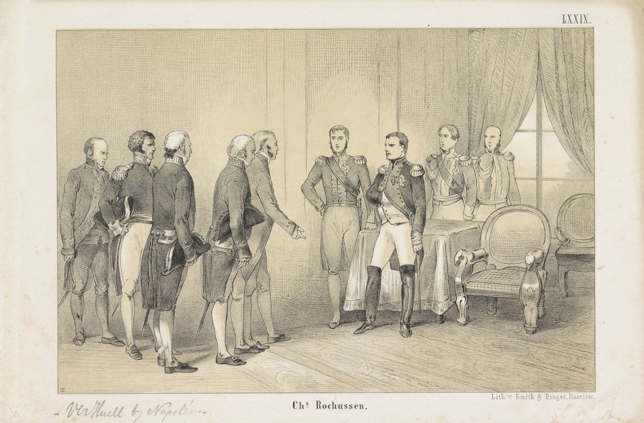 Verhuell s Napoleonem, 1806 od Unknown