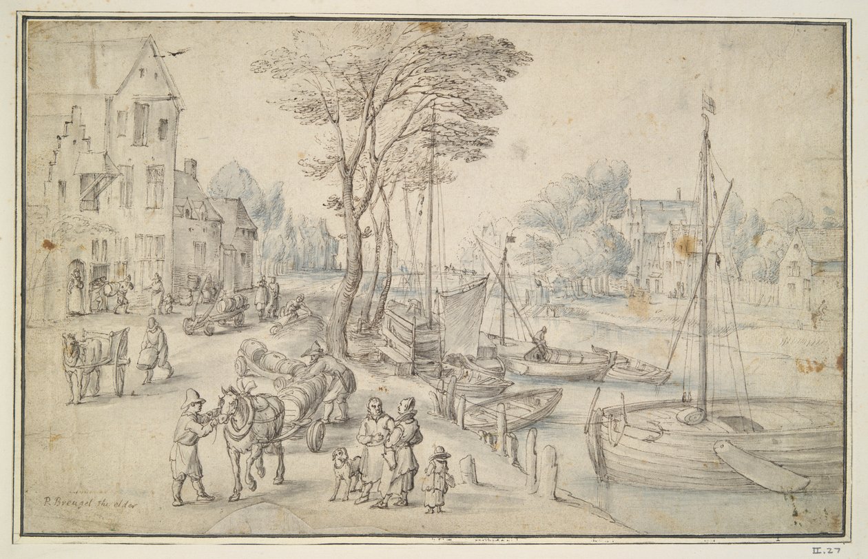 Village Wharf od Unknown