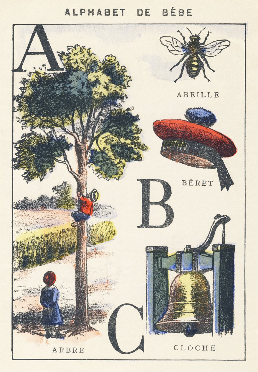 A B C: strom, včela, baret, zvonek od Unknown artist