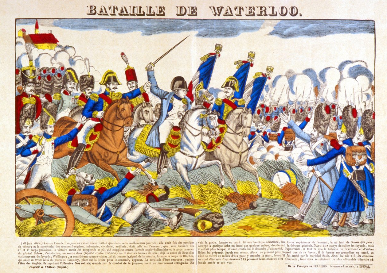 Bitva u Waterloo (1815). od Unknown artist