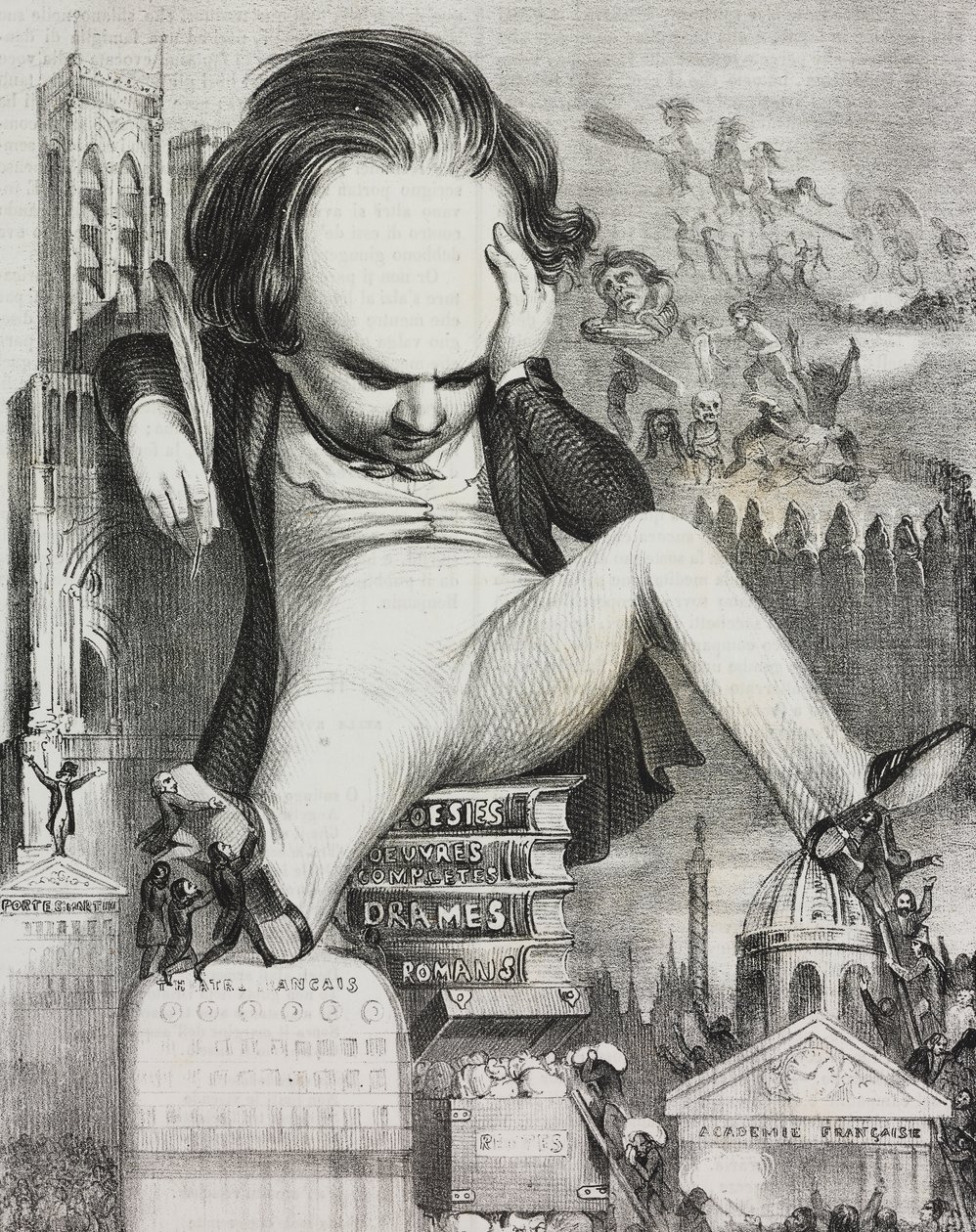 Karikatura Victora Huga (1802-1885) od Unknown artist