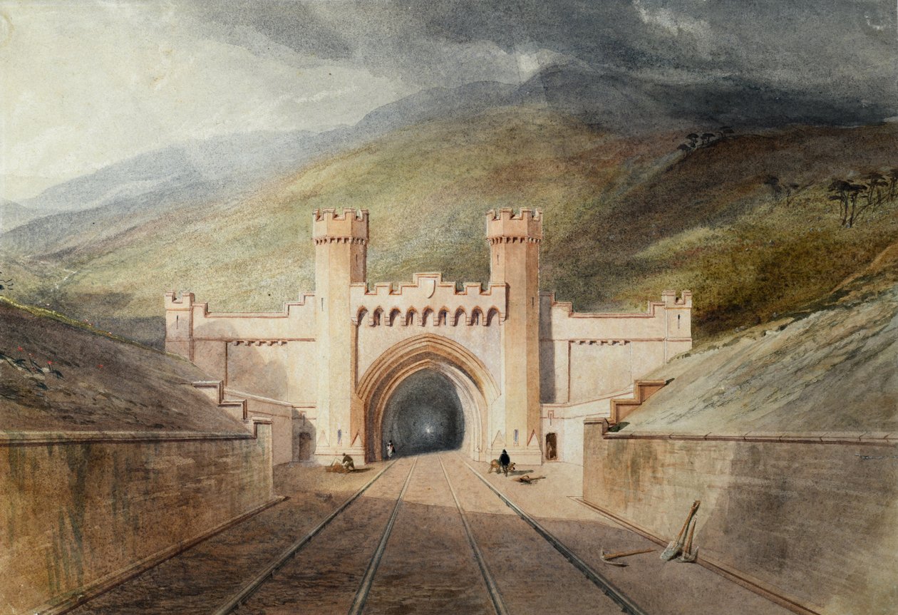 Železniční portál Clayton Tunnel od Unknown artist