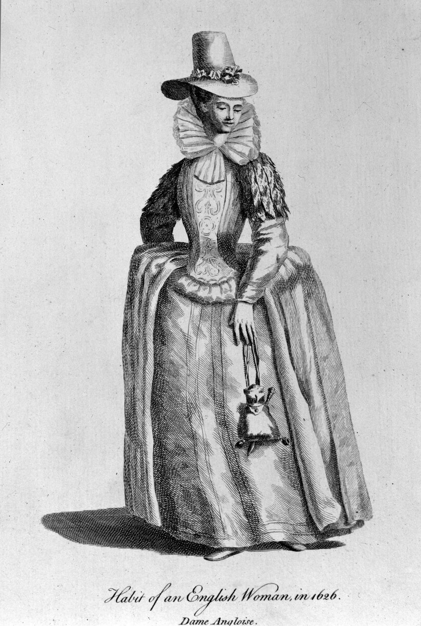 Angličanka z roku 1626. od Unknown artist
