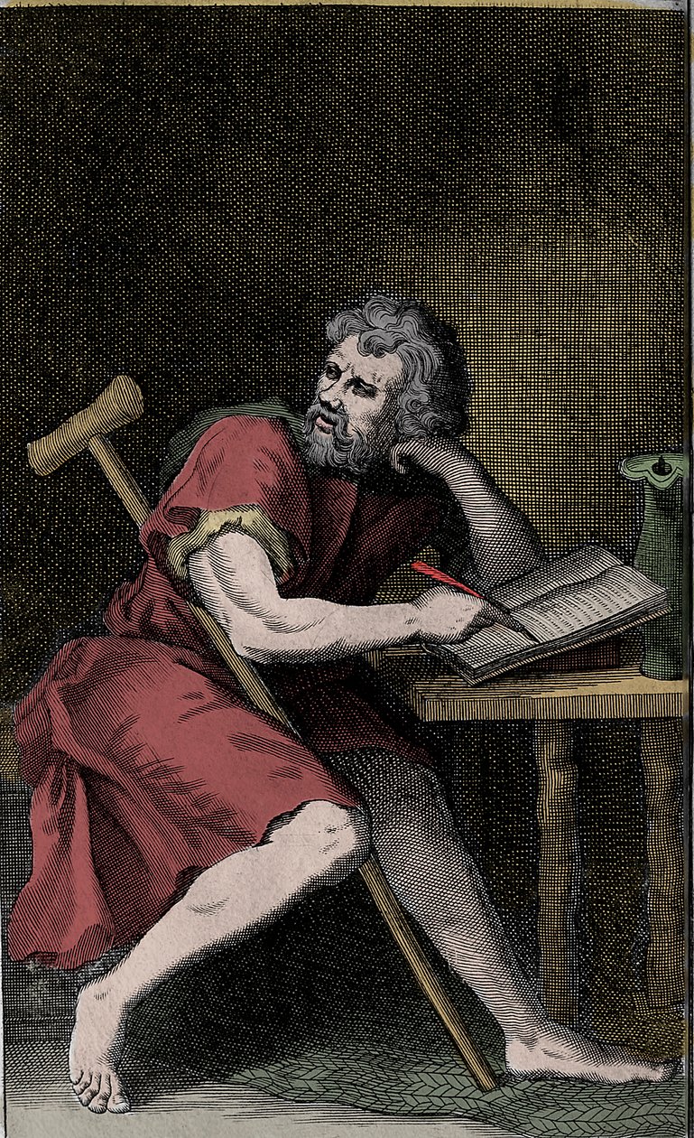 Epiktéta - EPIKTETUS Řecký stoický filozof od Unknown artist
