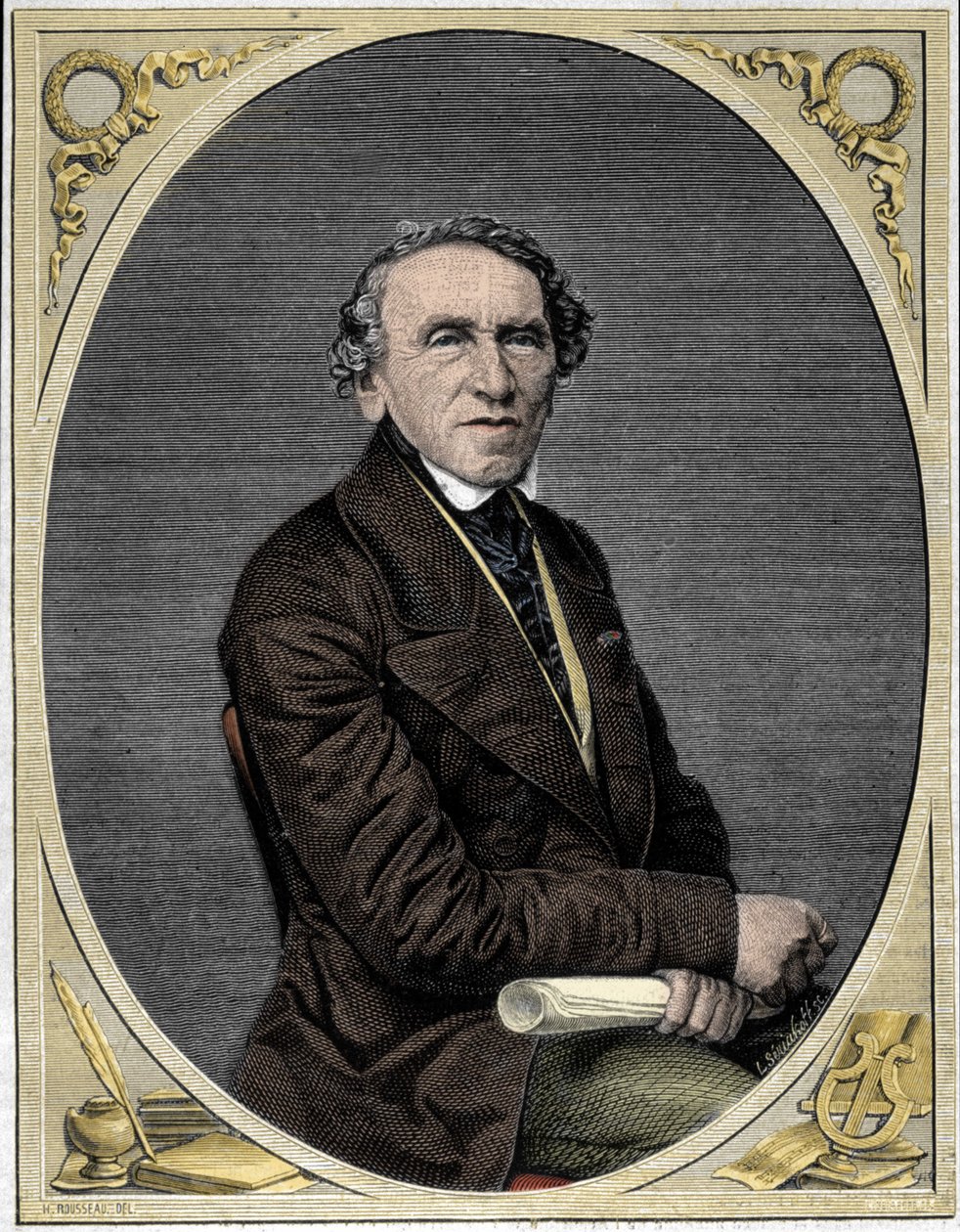 Giacomo Meyerbeer (1791-1864), německý skladatel. od Unknown artist