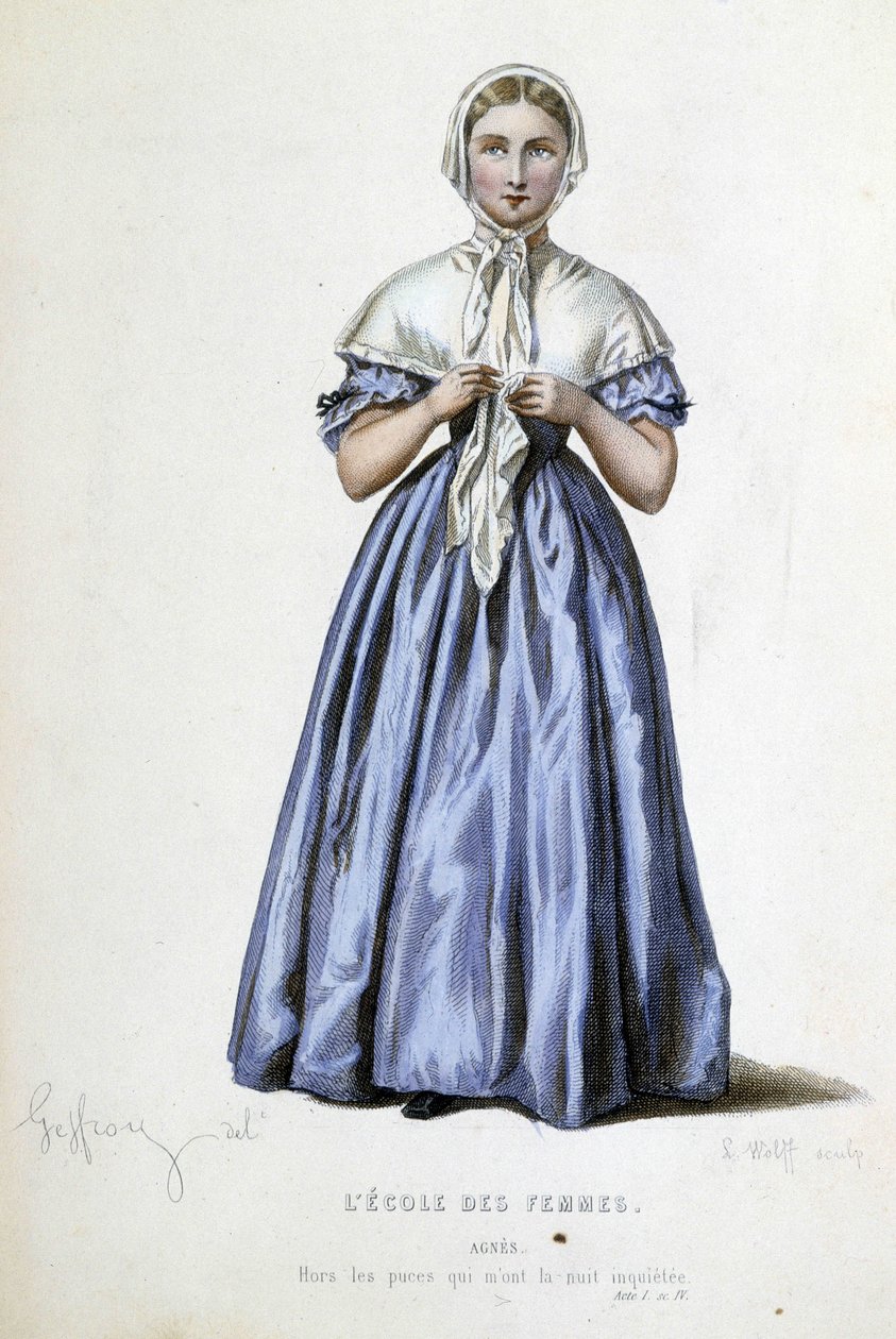 Molièrova ženská škola: Agnès od Unknown artist